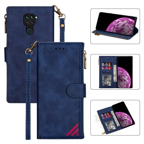 Special Offer Zipper Multi-card Slots Horizontal Flip PU Leather Case with Holder For Xiaomi Redmi 10X - Image 6