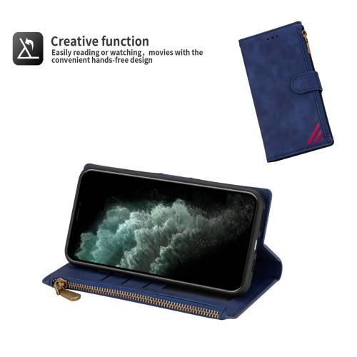 Special Offer Zipper Multi-card Slots Horizontal Flip PU Leather Case with Holder For Xiaomi Redmi 10X - Image 4