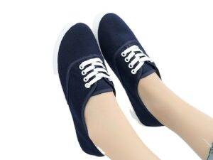 Fashion Casual soft Comfortable Walking Flat shoes Women Canvas Sneaker Slip-on denim canvas Loafers Shoes for women