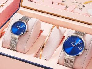 2022 Women Quartz Wristwatch Elegance Watches Stainless Steel Case Wrist Watch Wholesale Customize Fashion Couple Watches