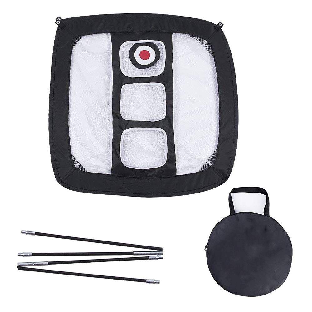 Golf 3 In 1 Chipping Net Practice Net Aid With Target Collapsible Portable Golf Hitting Net Backyard Driving and Swing