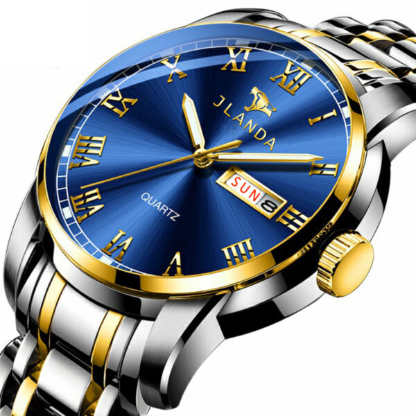 stainless steel luxury waterproof quartz oem brand hands wristwatches custom logo wrist watch men - Image 6