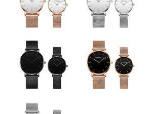 High quality brand your own logo JAPAN Quartz movement couple watches men women wristwatch lover