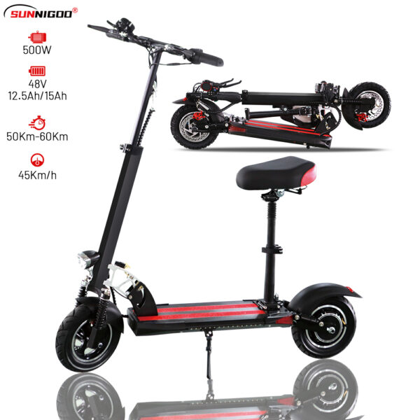 Best Selling Fast Removable Seat 3 Speed Mode Electric Scooter with 10 Inch Air Tire Manufacture Factory E-scooter Adults Golf - Image 6
