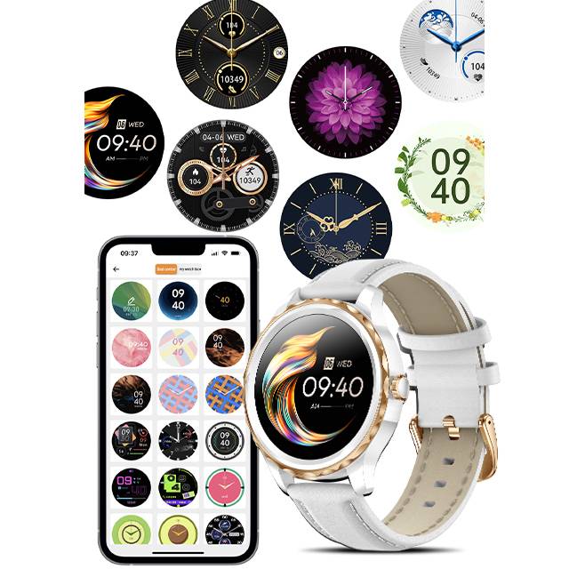 2022 new arrival QR02 ladies smart watch full touch screen Waterproof BT calling women girls sport smart watch - Image 3