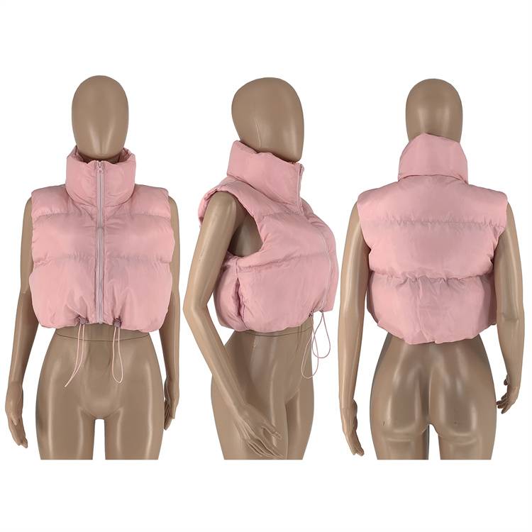 2022 Hot Ladies Jackets Vest Streetwear Casual Plus Size Clothes Winter Puffer Coats For Women