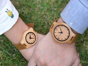 DODO DEER Original Bamboo Wood Watch OEM Women And Men Wooden Neutral Quartz Leather Wristwatches for Couple Lover