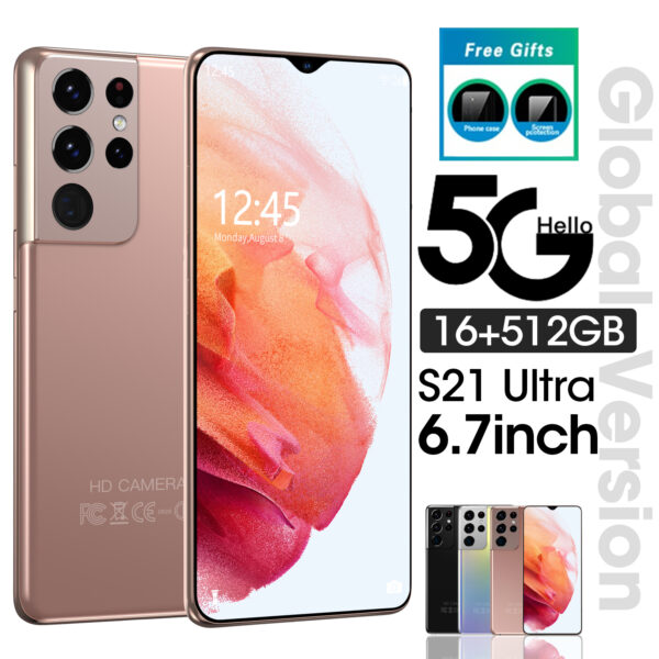 S21 Ultra Smartphone Andriod10 16G 512GB  Mobile Phones 6800mAh 7.3" Celulares 5G Dual Sim Unlocked Cell phone - Image 6