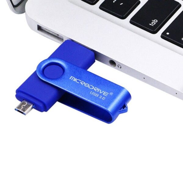 Special Offer U Disk  MicroDrive 16GB USB Flash Drives USB 3.0 Android Phone & Computer Dual-use Rotary Metal U Disk - Image 6