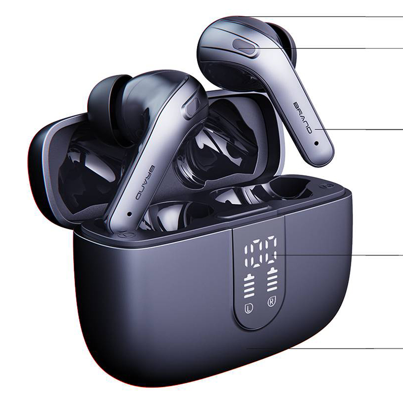 X08 HIFI Noise cancelling headphones BT TWS Earbudsheadsets waterproof True wireless stereo earphones with charging box - Image 3