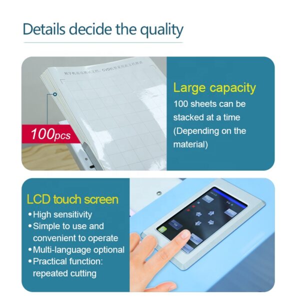 Special offer  A3+ Multi Sheet Auto Feeding  Label Cutter Contour Cutter Digital Die Cutting Machine With Touch Screen - Image 4