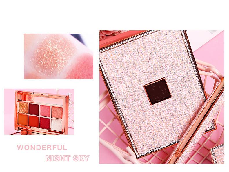 cosmetics kit Colorful charm gift box eye shadow + lipstick + eyeliner combination wholesale makeup set - Image 3