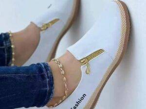 women shoes fall 2022 new Women's casual casual European and American side zipper muffin sole plus size shoes for women