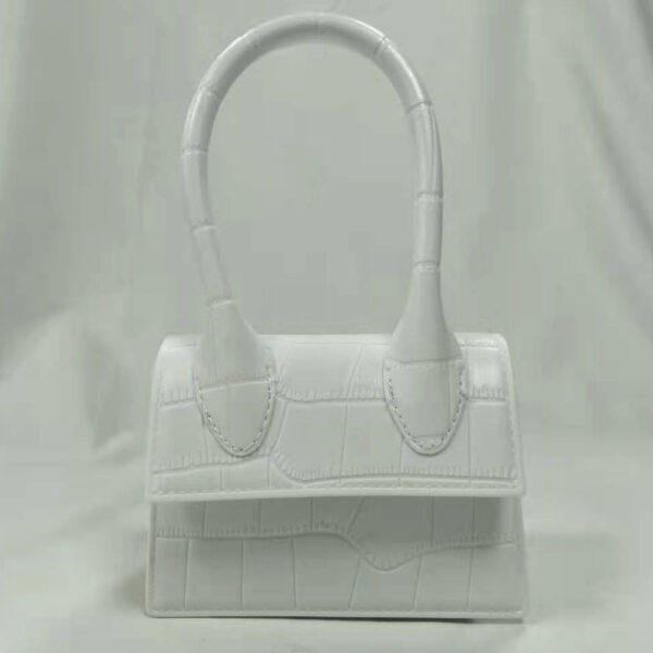 handbags Small 2021 Autumn winter new crocodile printing PU leather shoulder bag for women kid jelly purse mini handbags - Image 4