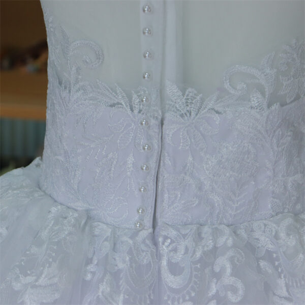 NEW Fashion Styles  White Women Wedding Dresses Classic Trailing Bridal Gown - Image 4