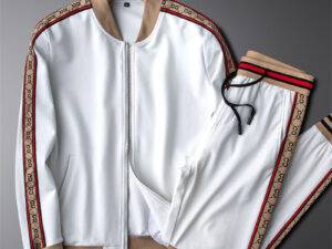 New Fashion Tracksuits Men Clothing Two Piece Sweatshirts Sweatpants Sweatsuit Set Men Jogger Pants Bomber Jacket