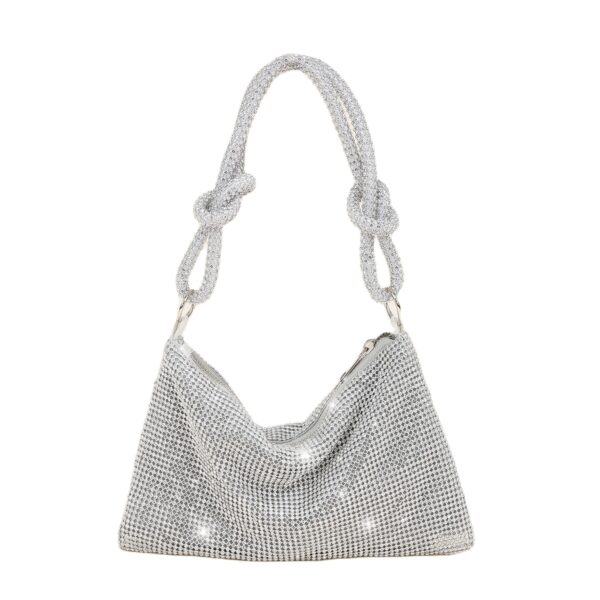 Rhinestone Shoulder Bag Bling Hobo Bag Shiny Clutch Purse Handbags Chic Sparkly Evening Bags Clutch 2022 Luxury - Image 6