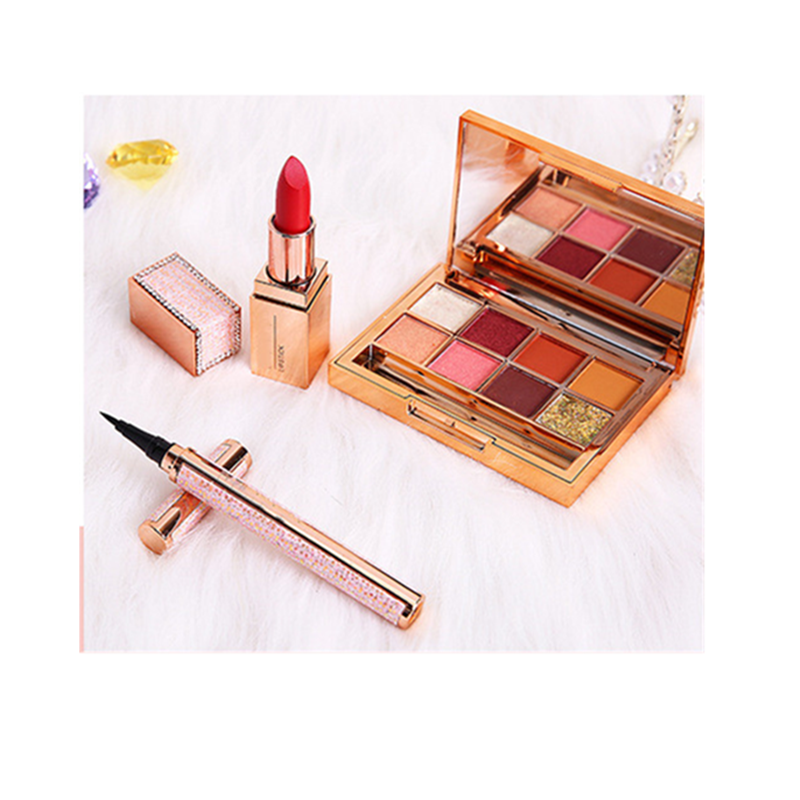 cosmetics kit Colorful charm gift box eye shadow + lipstick + eyeliner combination wholesale makeup set - Image 6