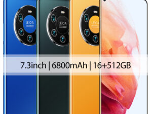 High quality Smartphones Mobile Phones For Huawei Mate40 RS 7.3Inch 5G Cellphones OEM 16+512GB Dual SIM Android smart phone