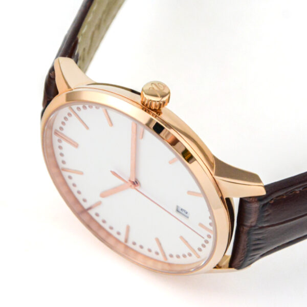 Elegant Automatic Date Stainless Steel 3ATM waterproof Men Women Watch - Image 5