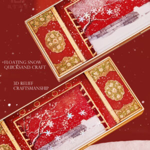 Winter limited eye shadow Palette Makeup Set  8 Colors Luxurious Nude Glitter Eye shadow Palette Matte Shimmer eye shadow