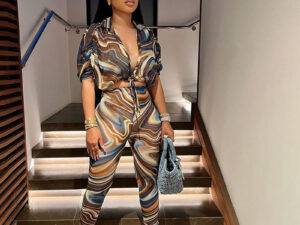 drop shipping clothes custom logo 3D printed mesh crop top shirt and legging two piece set for women fall sets 2022