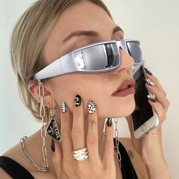 2022 designer sunglasses trending women custom logo y2k shades famous brands high fashion sunglasses newest 2023 sun glasses - Image 2