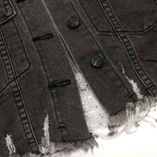 2023 Women Jeans Jacket New Design Jeans Coat Fashion Printed Denim Jacket Oversized Casual Denim Jackets For Women - Image 5