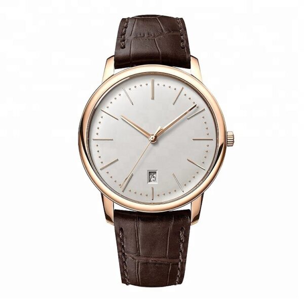Elegant Automatic Date Stainless Steel 3ATM waterproof Men Women Watch - Image 6