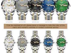 Oupinke 3169 Lovers Waterproof Custom Logo Low MOQ High Quality Simple Luxury Original Brand Couple Men Women Mechanical Watch