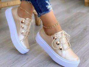 Women shoes 2022 Casual new style round head thick bottom casual viscose plus size shoes walking style shoes