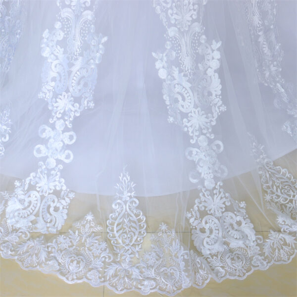 NEW Fashion Styles  White Women Wedding Dresses Classic Trailing Bridal Gown - Image 5