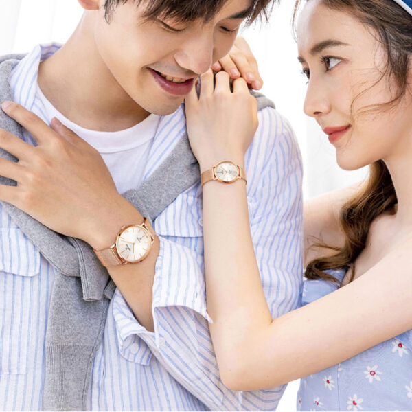 2022 Women Quartz Wristwatch Elegance Watches Stainless Steel Case Wrist Watch Wholesale Customize Fashion Couple Watches - Image 4