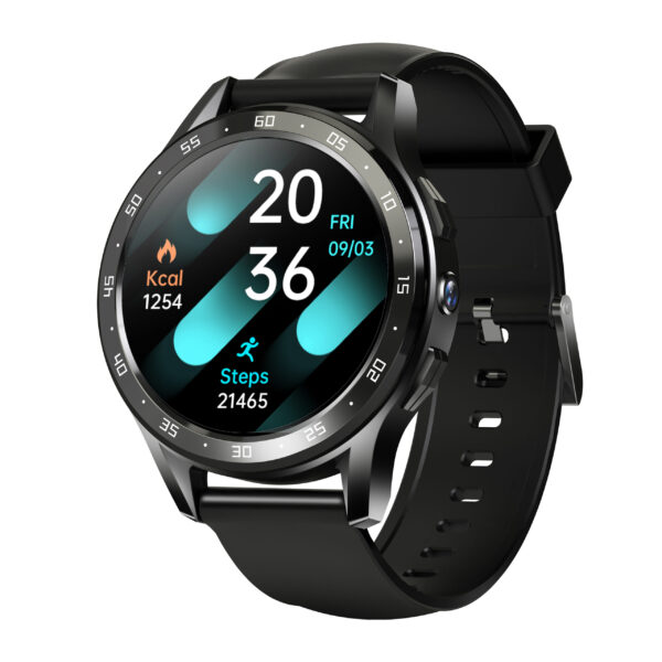 4G Internet Smart Watch Phone Android 8.0 GPS 1.43" AMOLED Screen Google Play SIM Card Sports Watch for Men Women - Image 5