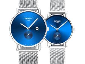 NIBOSI Brand Luxury Lover Watch Pair Waterproof Men Women Couple Watch Quartz Wristwatch Male Female Bracelet Relogio Masculino