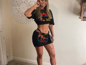 Crop Top T Shirt and Skirt Set for Women Street Sublimation Women Suit Set Short Sleeves Y2K Skirt Fashion Shirt Skirt