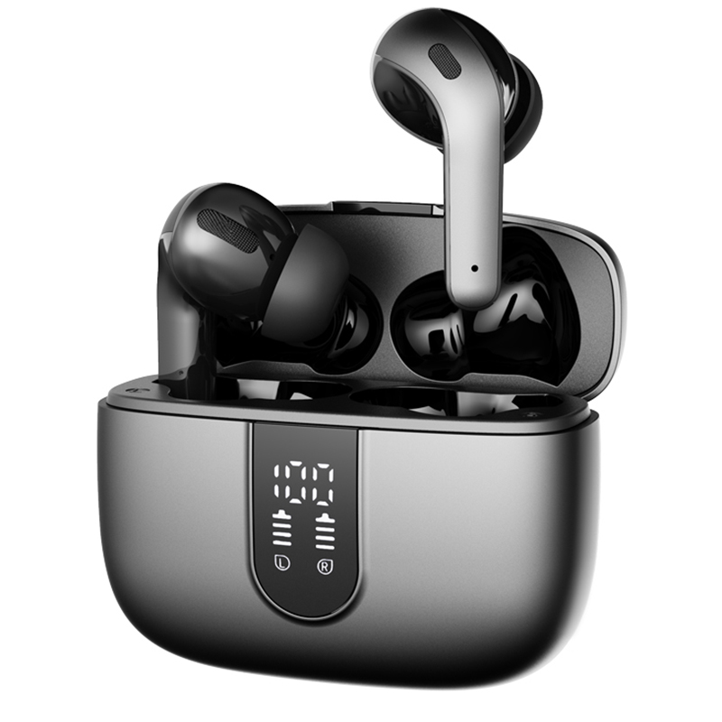 X08 HIFI Noise cancelling headphones BT TWS Earbudsheadsets waterproof True wireless stereo earphones with charging box