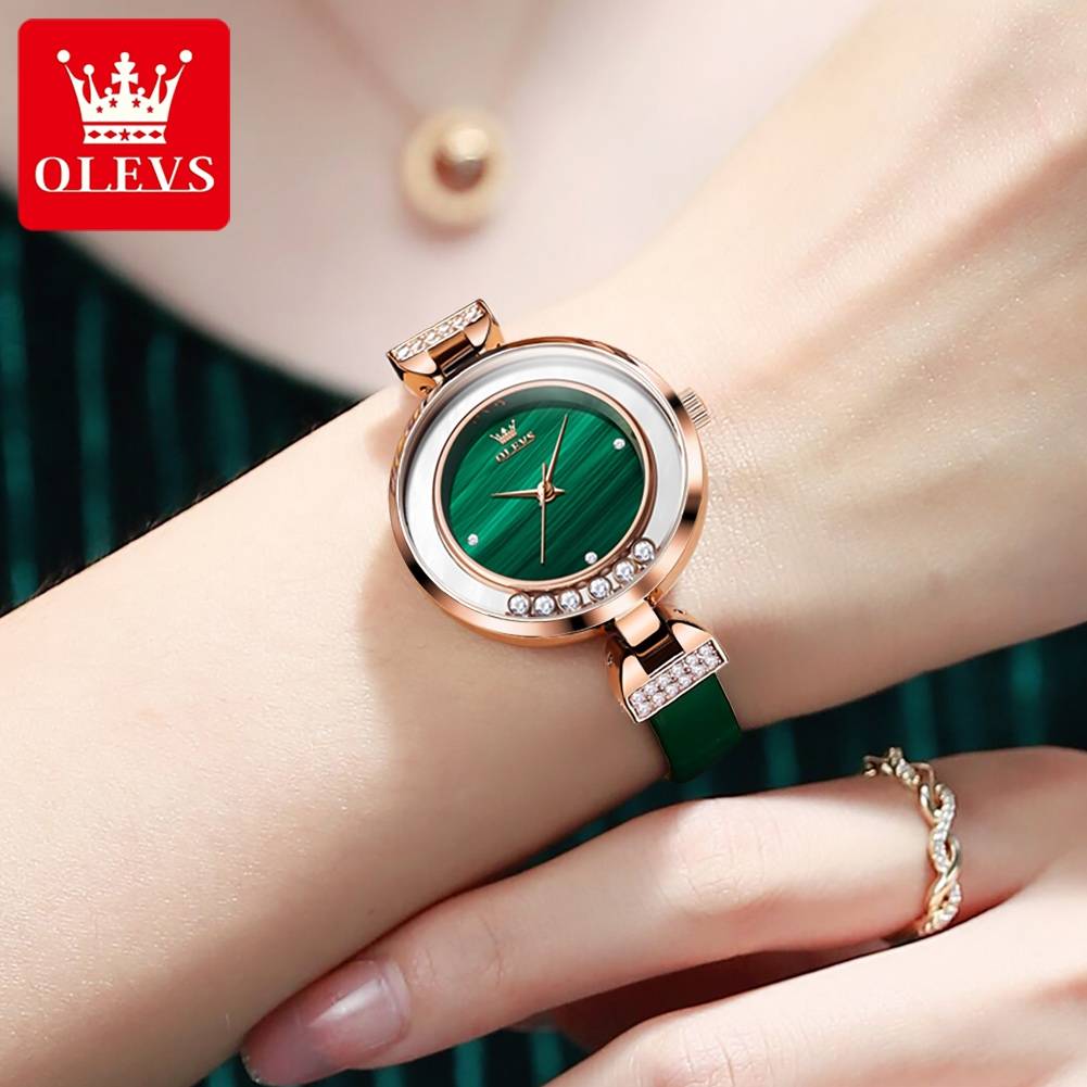 OLEVS 5540 custom oem relogio elegant waterproof diamonds watches gifts for women wrist luxury quartz watch