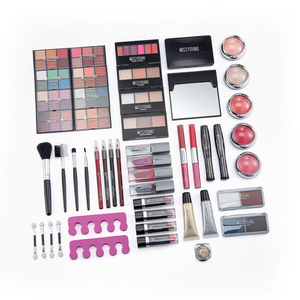 Hot-selling MISS YOUNG makeup eyeshadow palette BIG makeup kit with Aluminum cosmetic box eye shadow case sets - Image 4