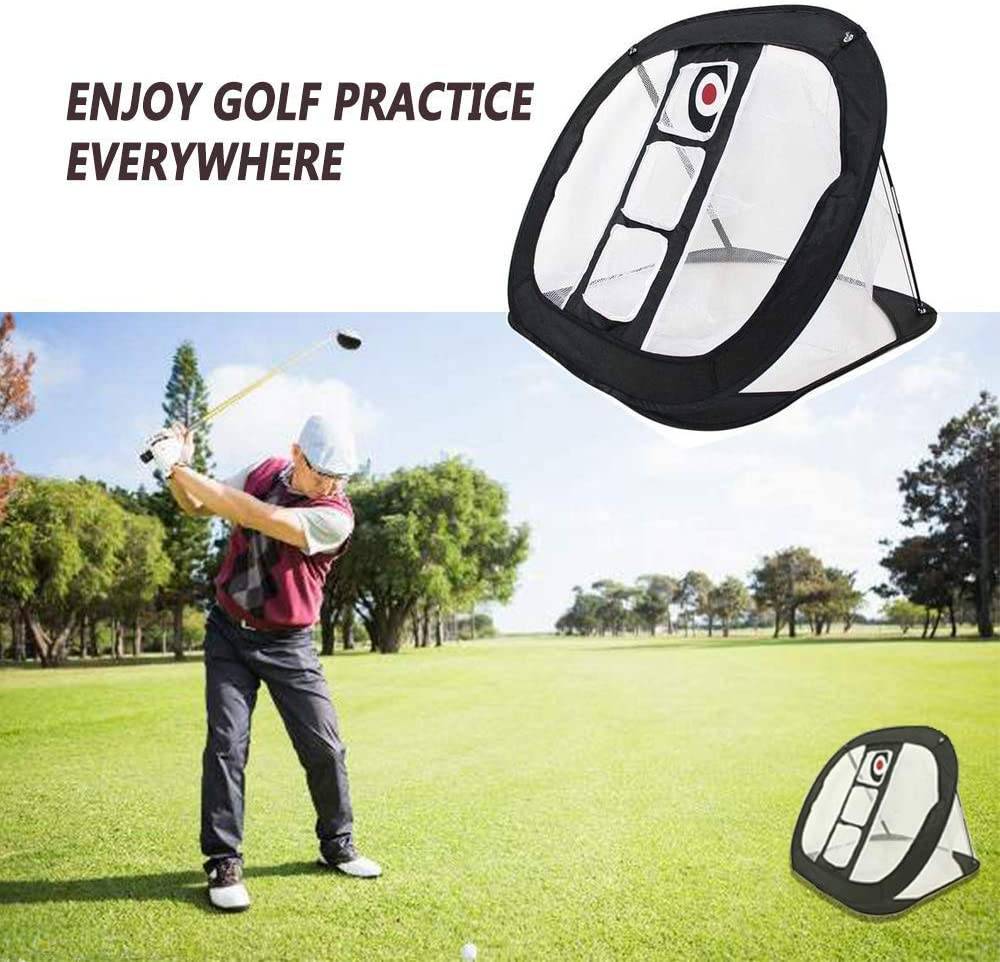 Golf 3 In 1 Chipping Net Practice Net Aid With Target Collapsible Portable Golf Hitting Net Backyard Driving and Swing - Image 5