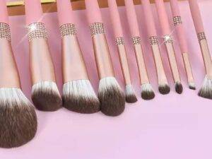 10pcs premium makeup tools vegan glitter diamond makeup brush sets