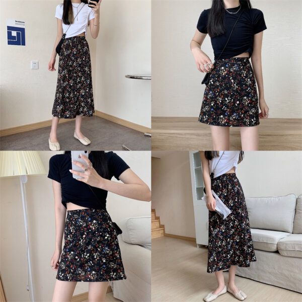 L84 Wholesale summer floral womens skirts with shorts sexy tennis girls' dresses plus size womens skirts - Image 4