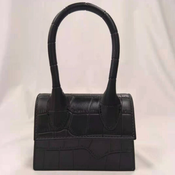 handbags Small 2021 Autumn winter new crocodile printing PU leather shoulder bag for women kid jelly purse mini handbags - Image 5