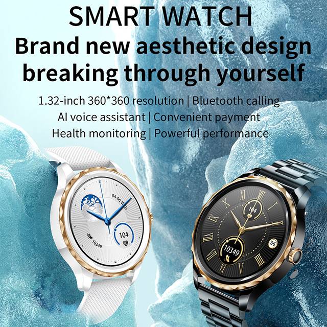 2022 new arrival QR02 ladies smart watch full touch screen Waterproof BT calling women girls sport smart watch