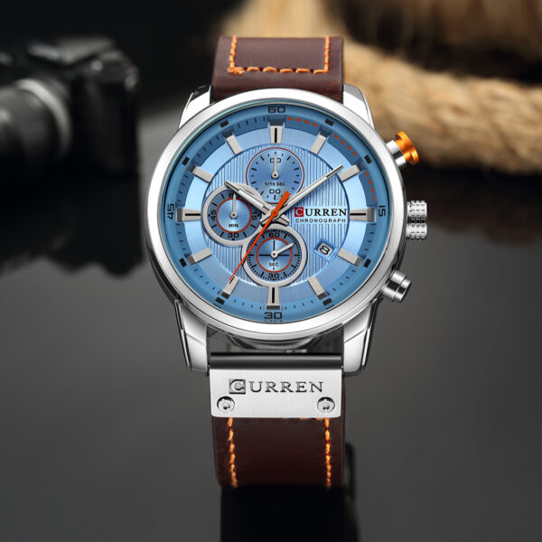 CURREN 8291 Luxury Brand Men Analog Digital Leather Sports Watches Mens Watch Man Quartz Clock Relogio Masculino - Image 4