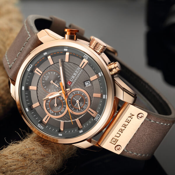 CURREN 8291 Luxury Brand Men Analog Digital Leather Sports Watches Mens Watch Man Quartz Clock Relogio Masculino - Image 5