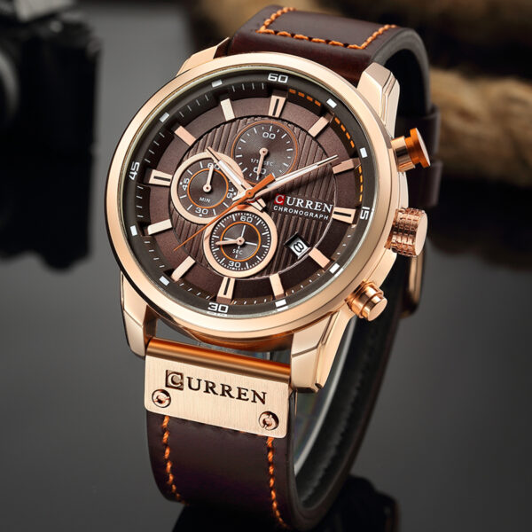 CURREN 8291 Luxury Brand Men Analog Digital Leather Sports Watches Mens Watch Man Quartz Clock Relogio Masculino - Image 6