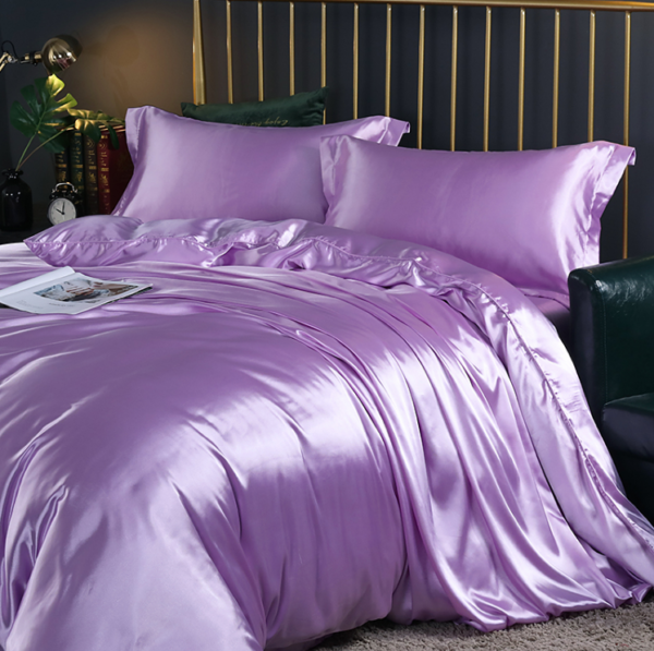 Wholesale custom white print quilt cover hotel bedding resort bed sheets silk sheets bedding set - Image 6