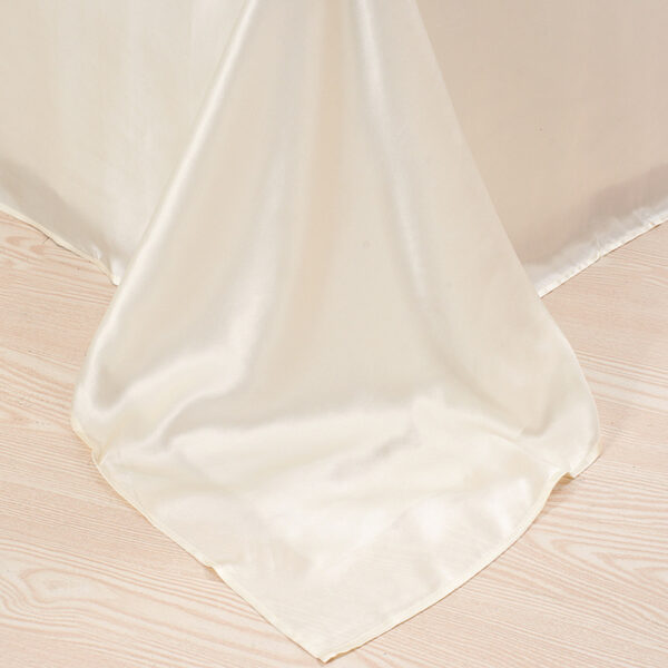 Wholesale custom white print quilt cover hotel bedding resort bed sheets silk sheets bedding set - Image 5