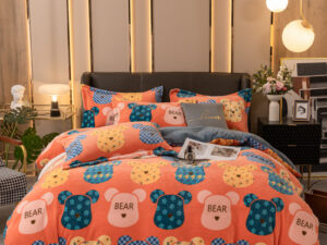 Milk velvet double-sided thick flannel velvet baby velvet bedding sets